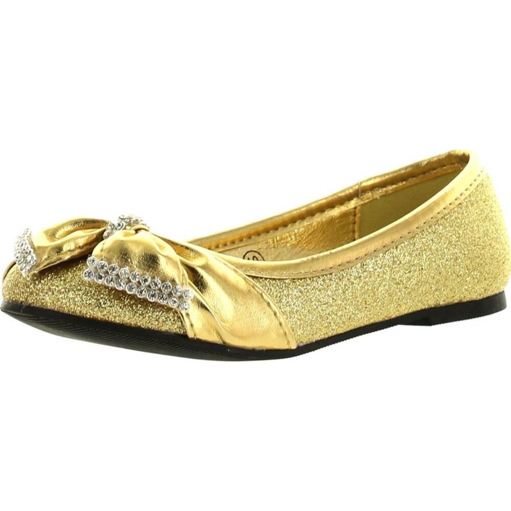 Lasonia G5218 Gold ChildG flats-shoes 12 NEW